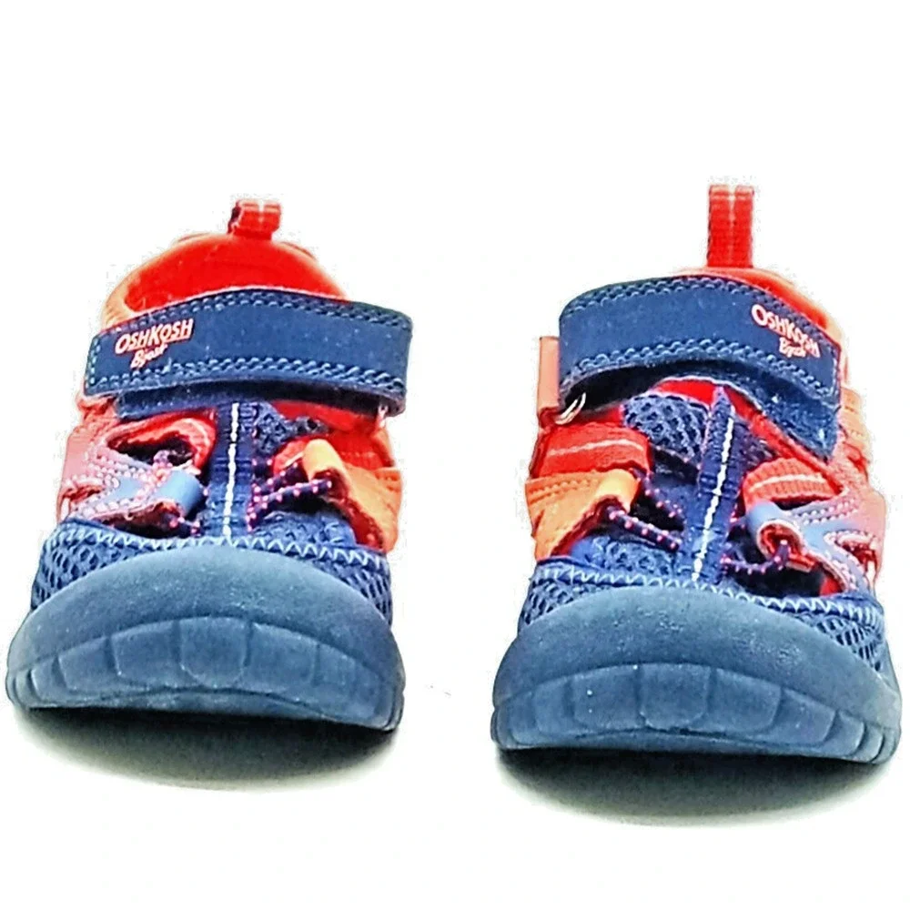 OshKosh B'gosh Sneaker Sandals Toddler Boys' Size 6 Machine Washable Bump Toe